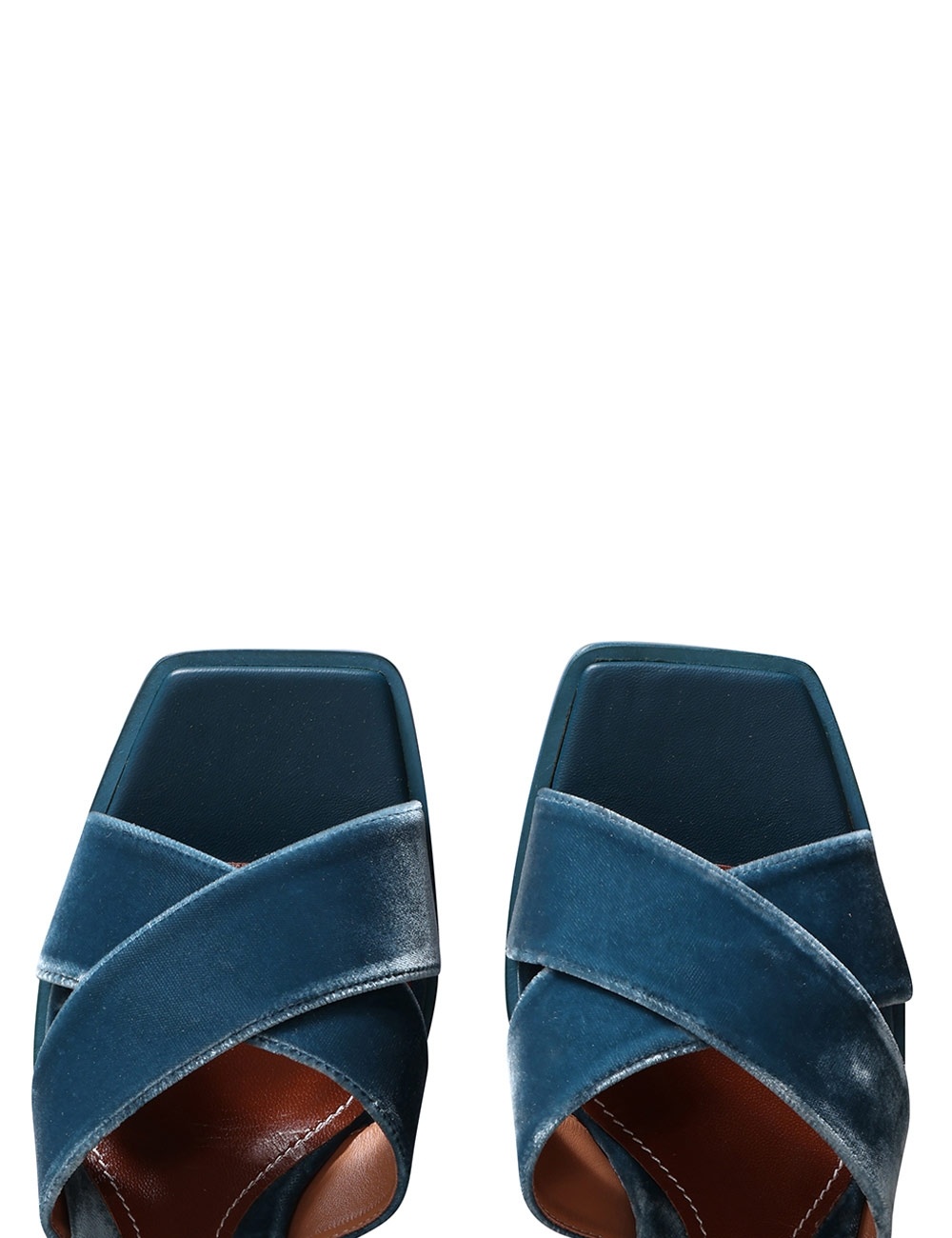 VELVET PLATFORM SANDAL - 8