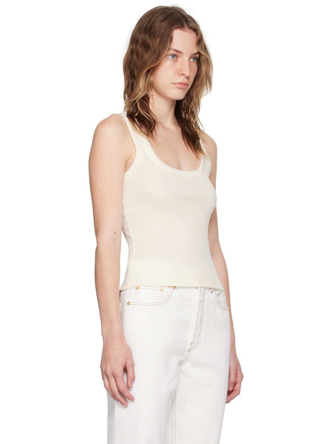 Off-White Les Classiques 'Le débardeur Gros Grain' Tank Top - 2