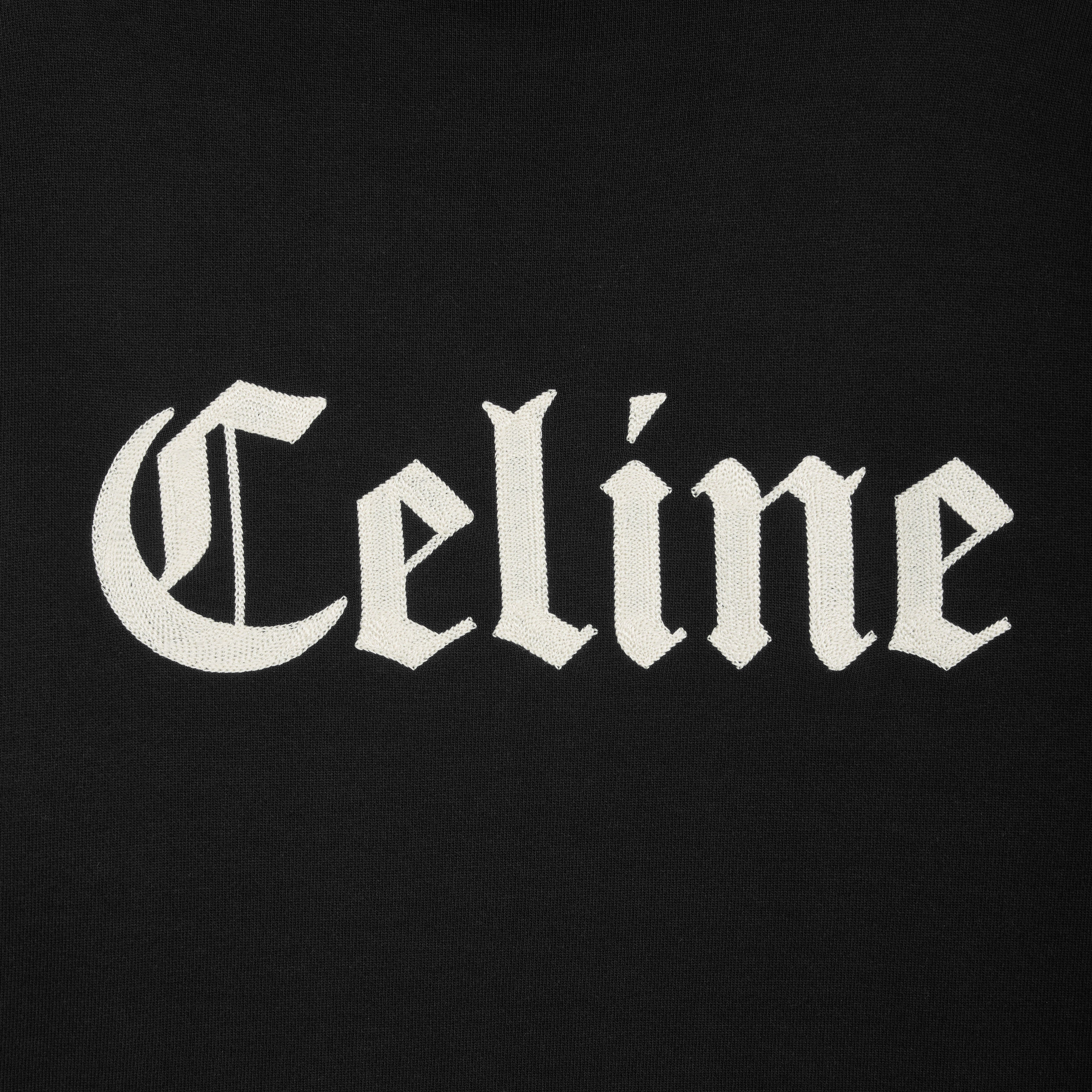 celine zipped hoodie in cotton fleece - 5