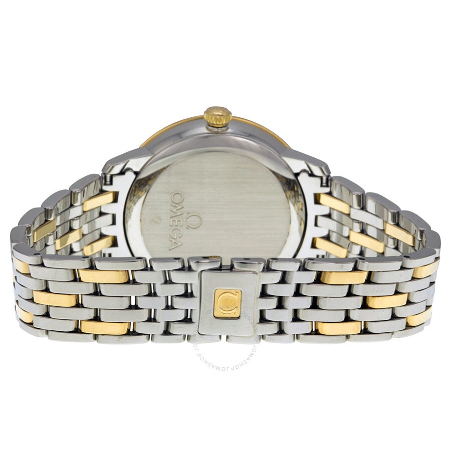 Omega De Ville Prestige Automatic Champagne Dial Stainless Steel and Gold Men's Watch 42420332008001 - 3