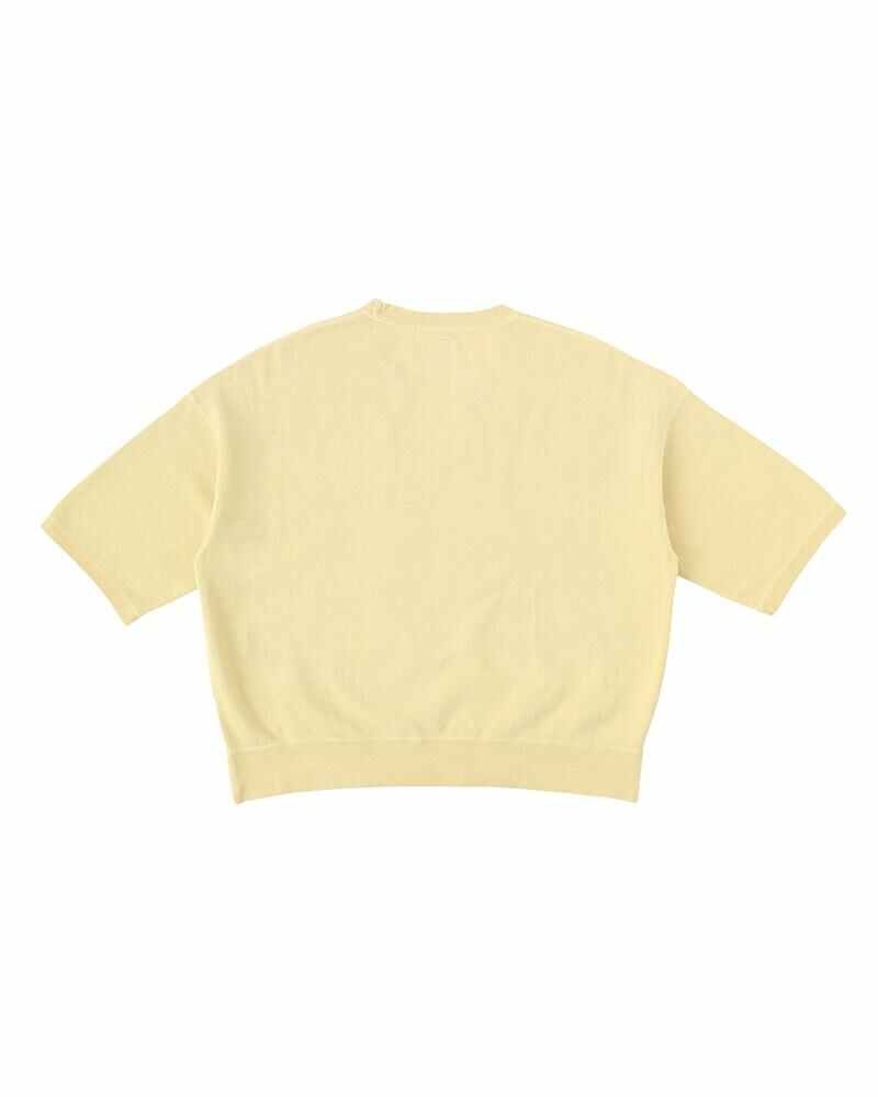 AMPLUS SB SWEAT S/S DMGD YELLOW - 2