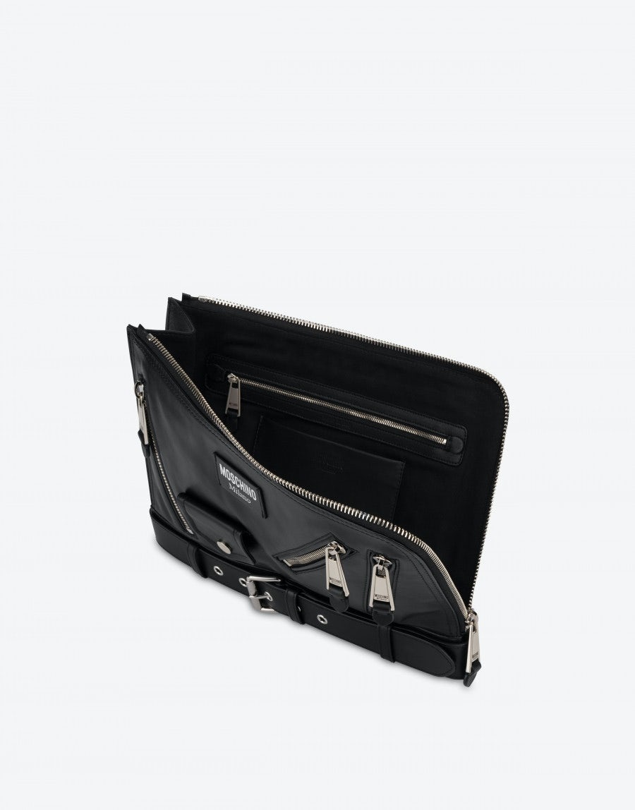 BIKER CALFSKIN CLUTCH - 3