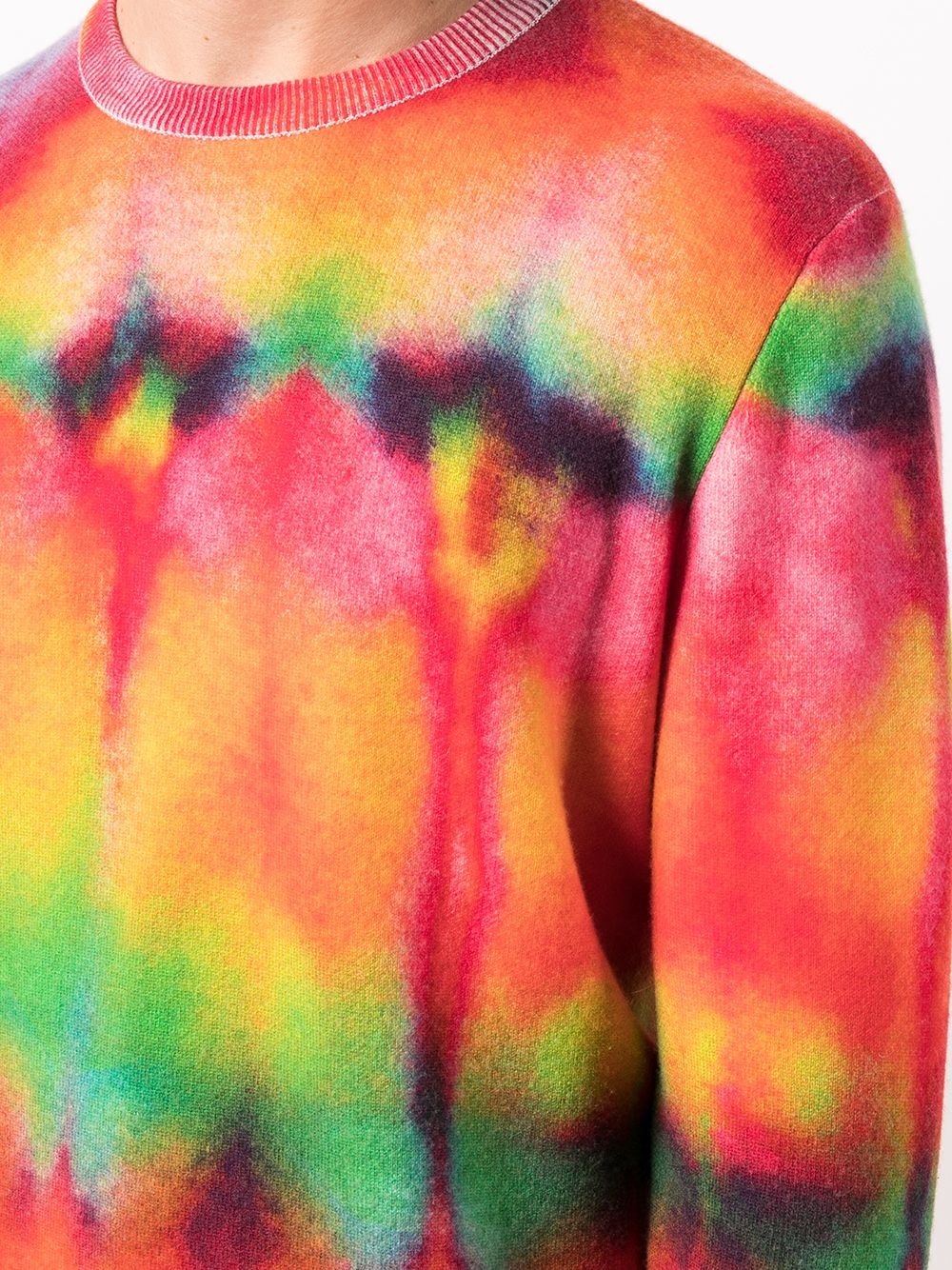 tie-dye pattern sweater - 5