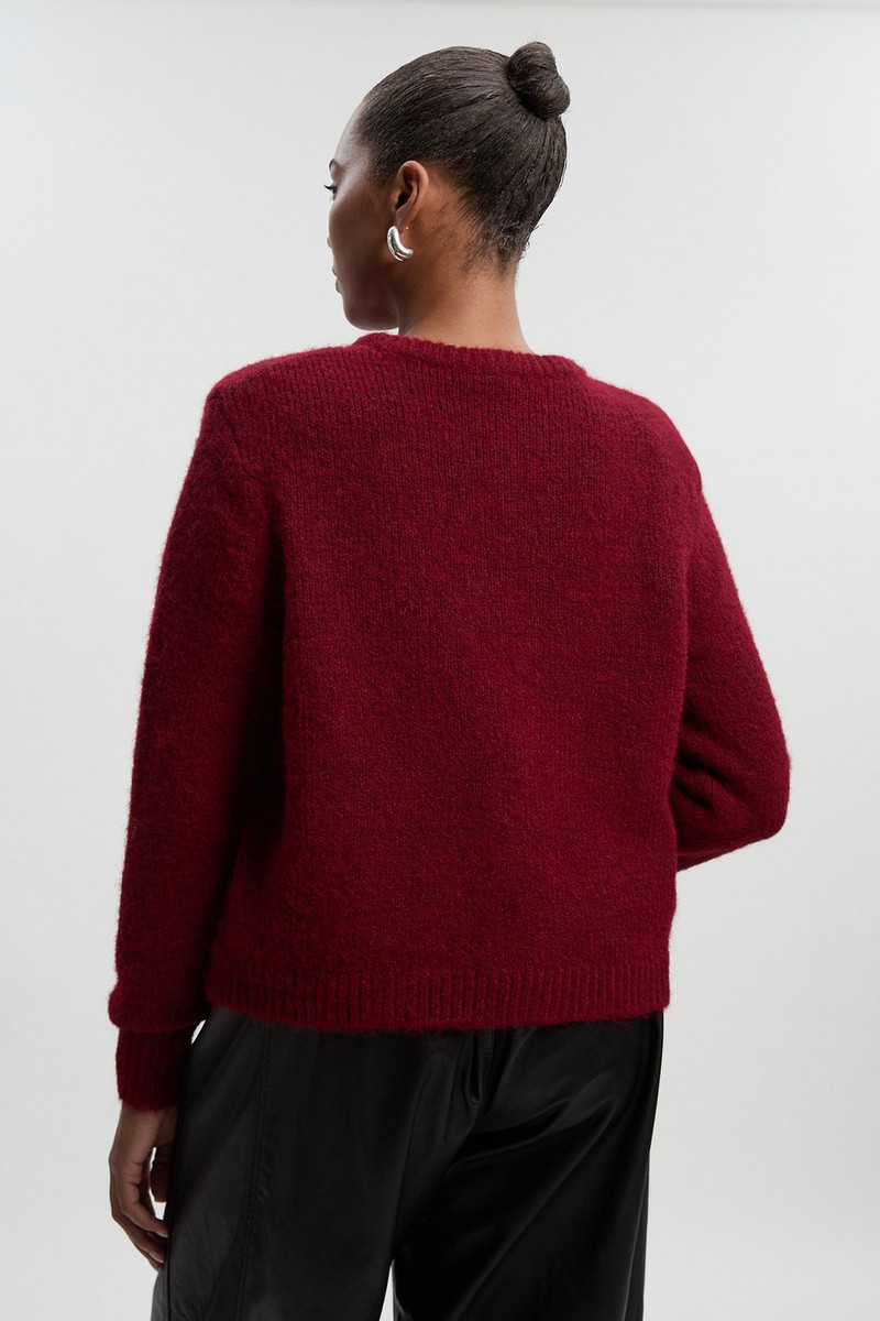 Plus Size Cosy Knit Crew Neck Jumper 4