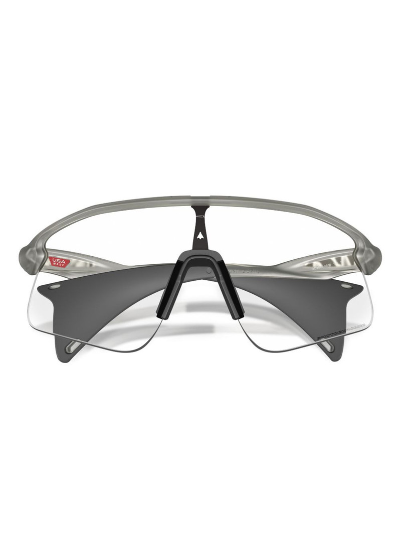oversized-frame clear-lens sunglasses 1