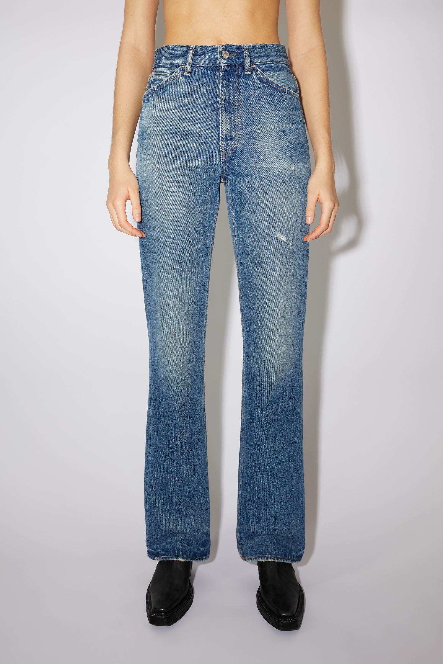 Bootcut fit jeans - Mid Blue - 2