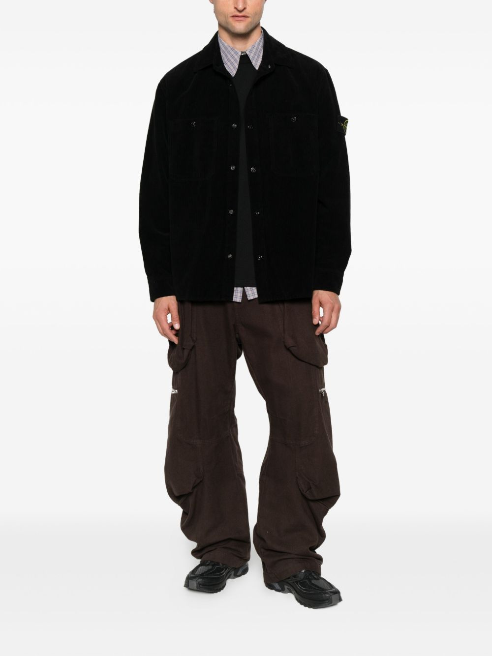 long-sleeved cotton shirt - 2