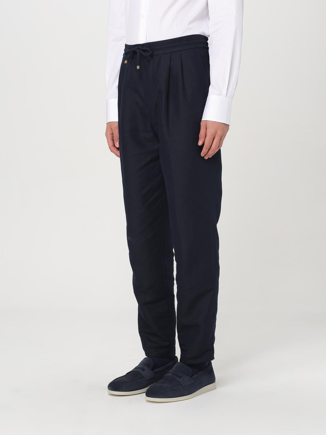 Brunello Cucinelli Men Linen Trousers - 4