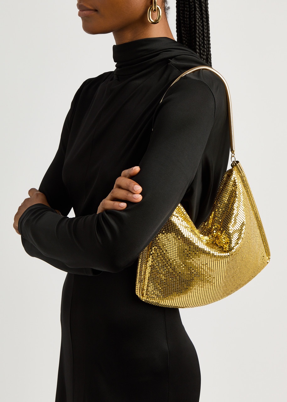Rabanne Pixel Tube Chainmail Shoulder bag - 6