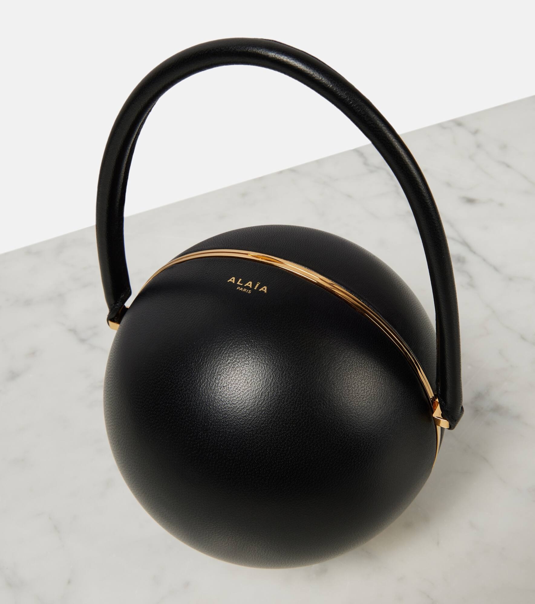 Sphere leather tote bag - 5