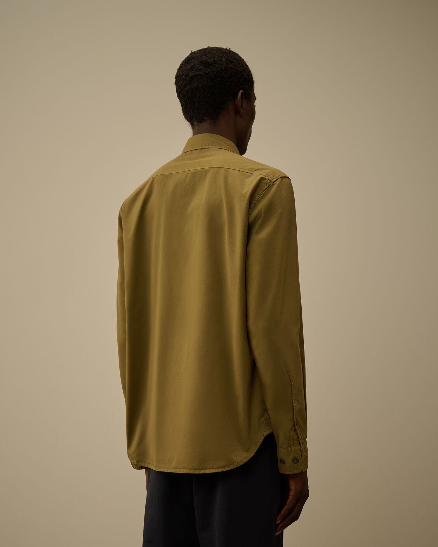 Organic Gabardine Longsleeve Button Shirt - 4