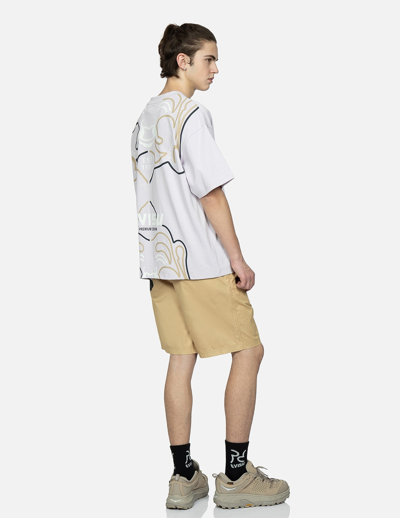 SEAGULL EMBROIDERY WOVEN SHORTS 3