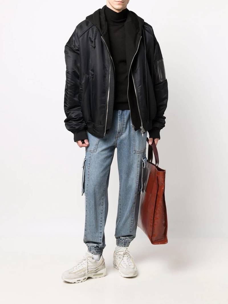 032c fine-knit roll-neck jumper outlook