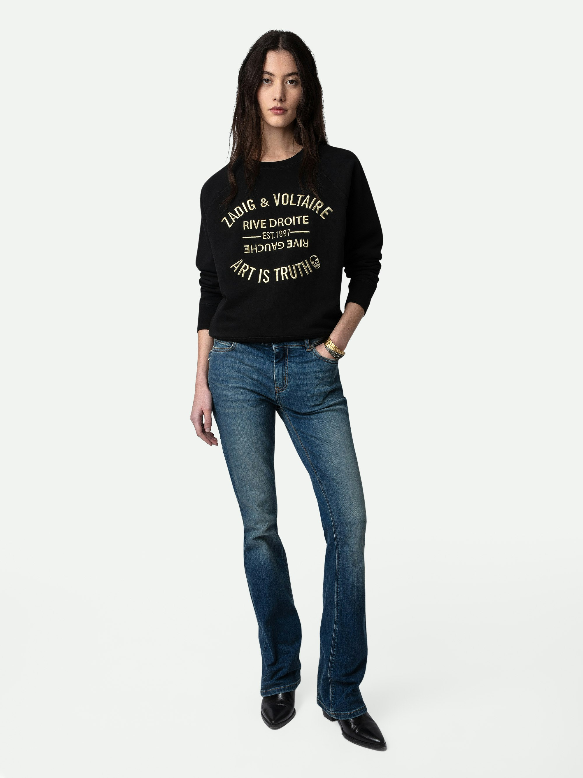 Upper Blason Embroidered Sweatshirt - 2