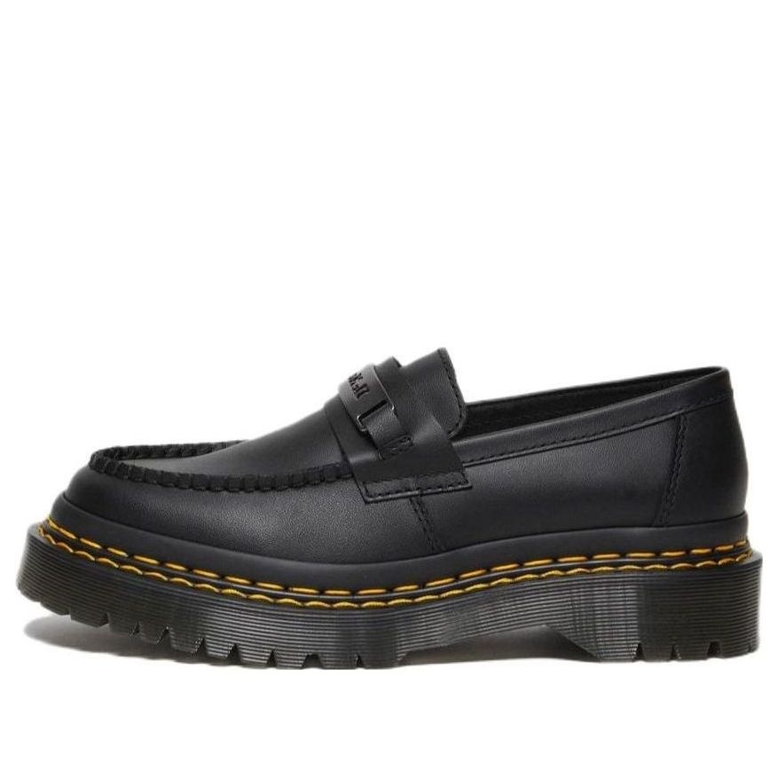 Dr. Martens Penton Bex Double Stitch Leather Loafers 'Black Poly Rip Stop + Element' 27876001 - 1