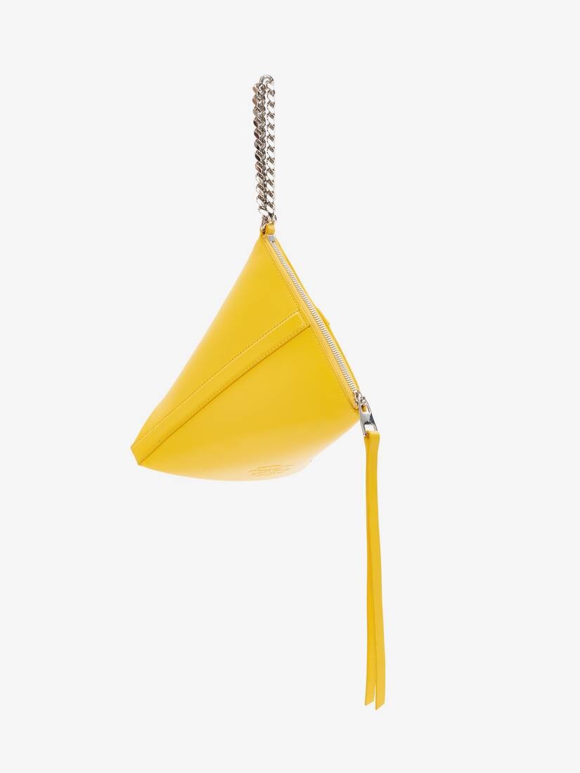 The Curve Pouch in New Pop Yellow - 4
