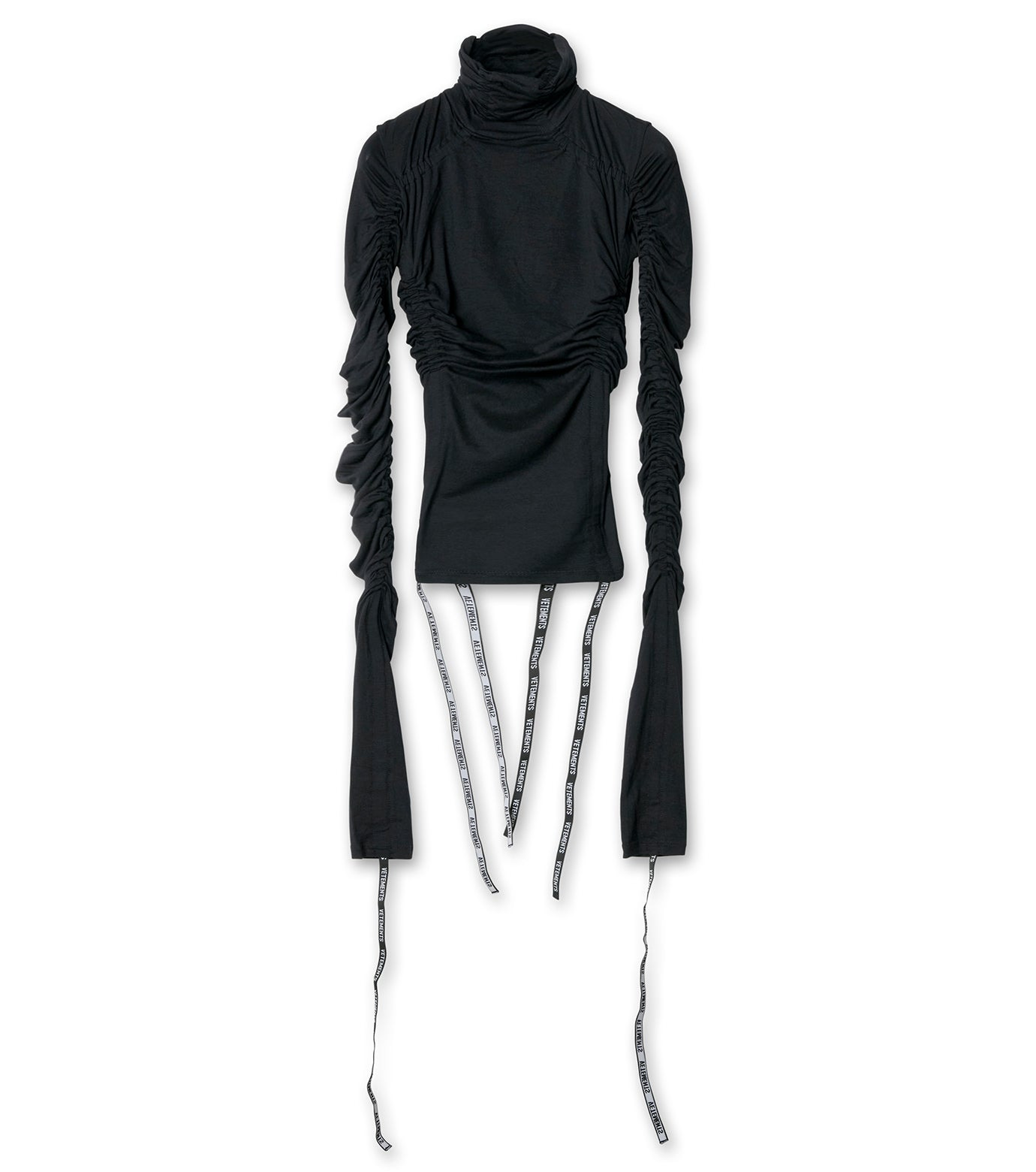 Gathered Jersey Crop Top - 1