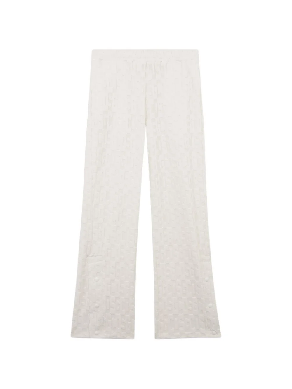 monogram-pattern trousers - 1