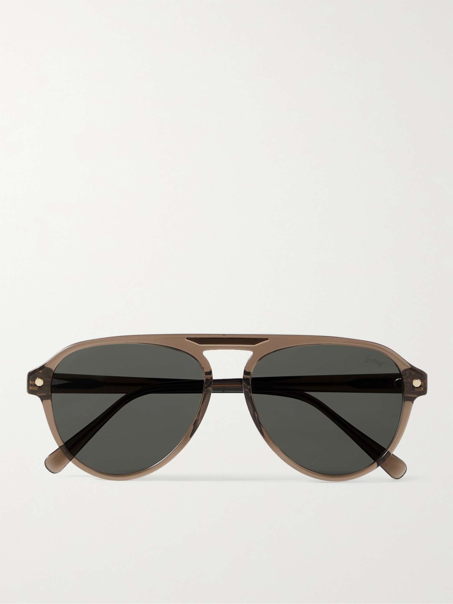 Aviator-Style Acetate Sunglasses - 1