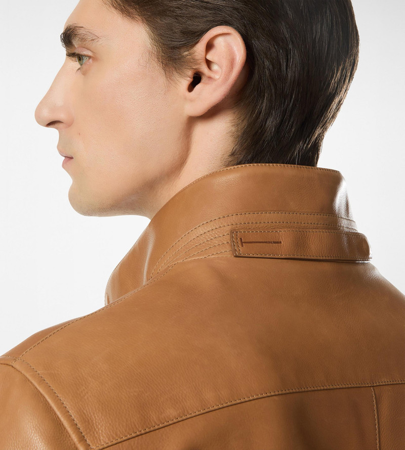 TOM FORD GRAIN LEATHER HARRINGTON outlook