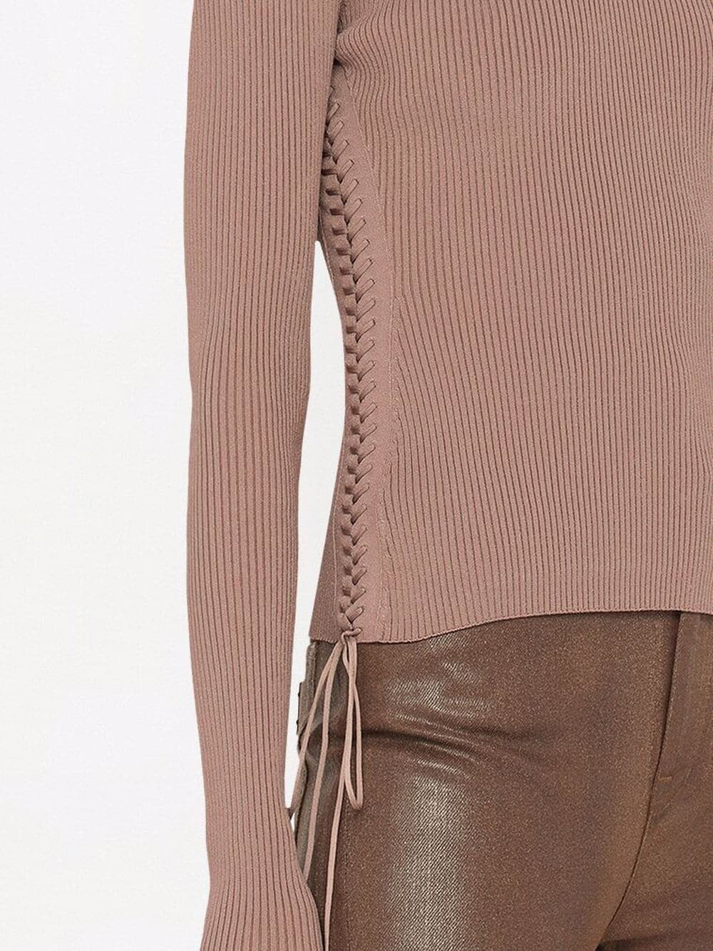 ribbed knitted top - 5