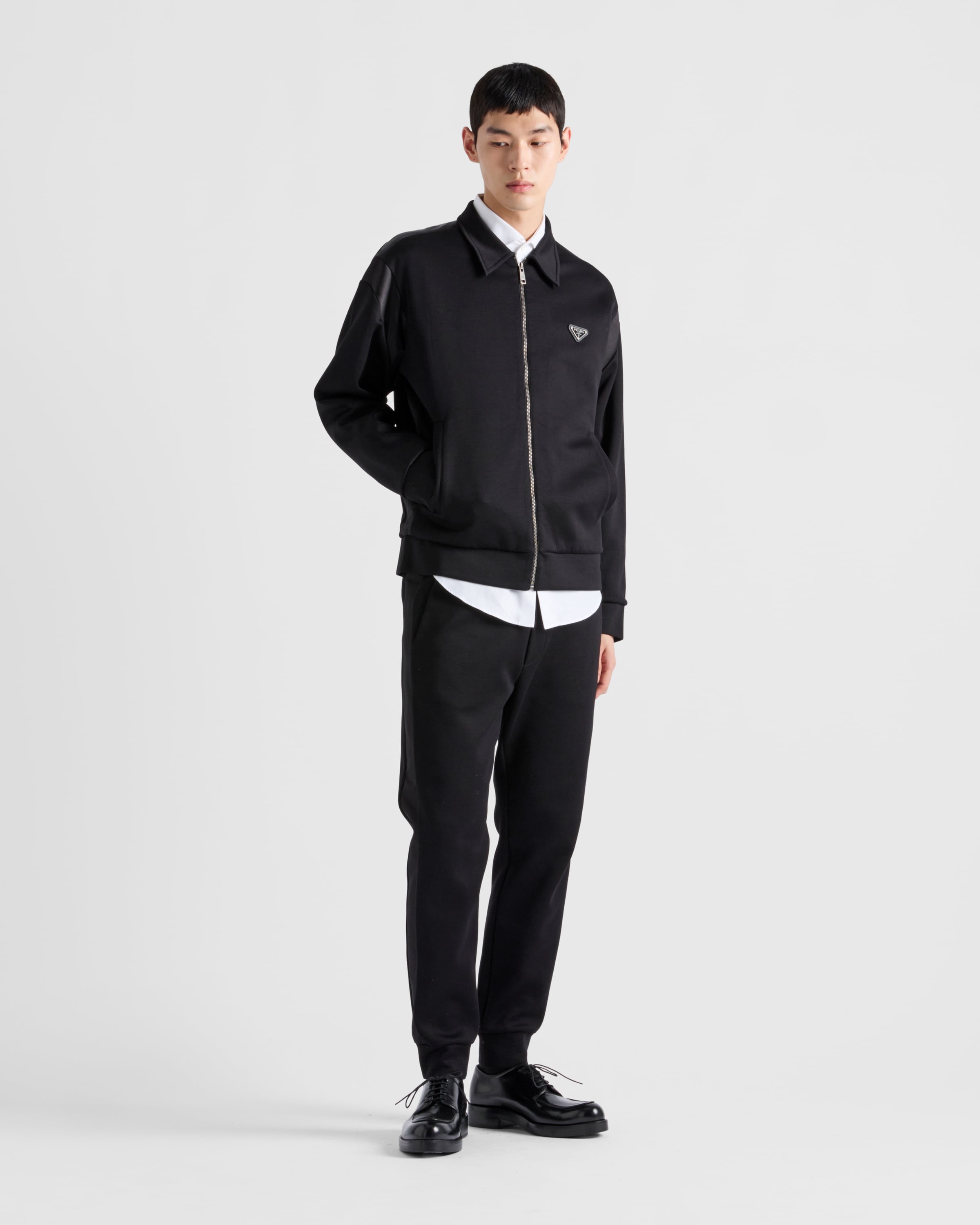 Technical fleece cardigan with duchesse details - 2