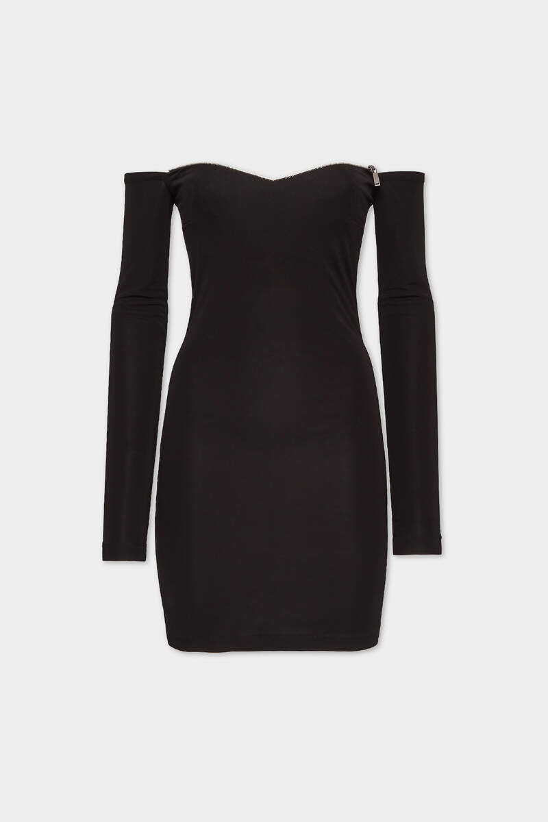 JERSEY ZIPPED DRESS 1