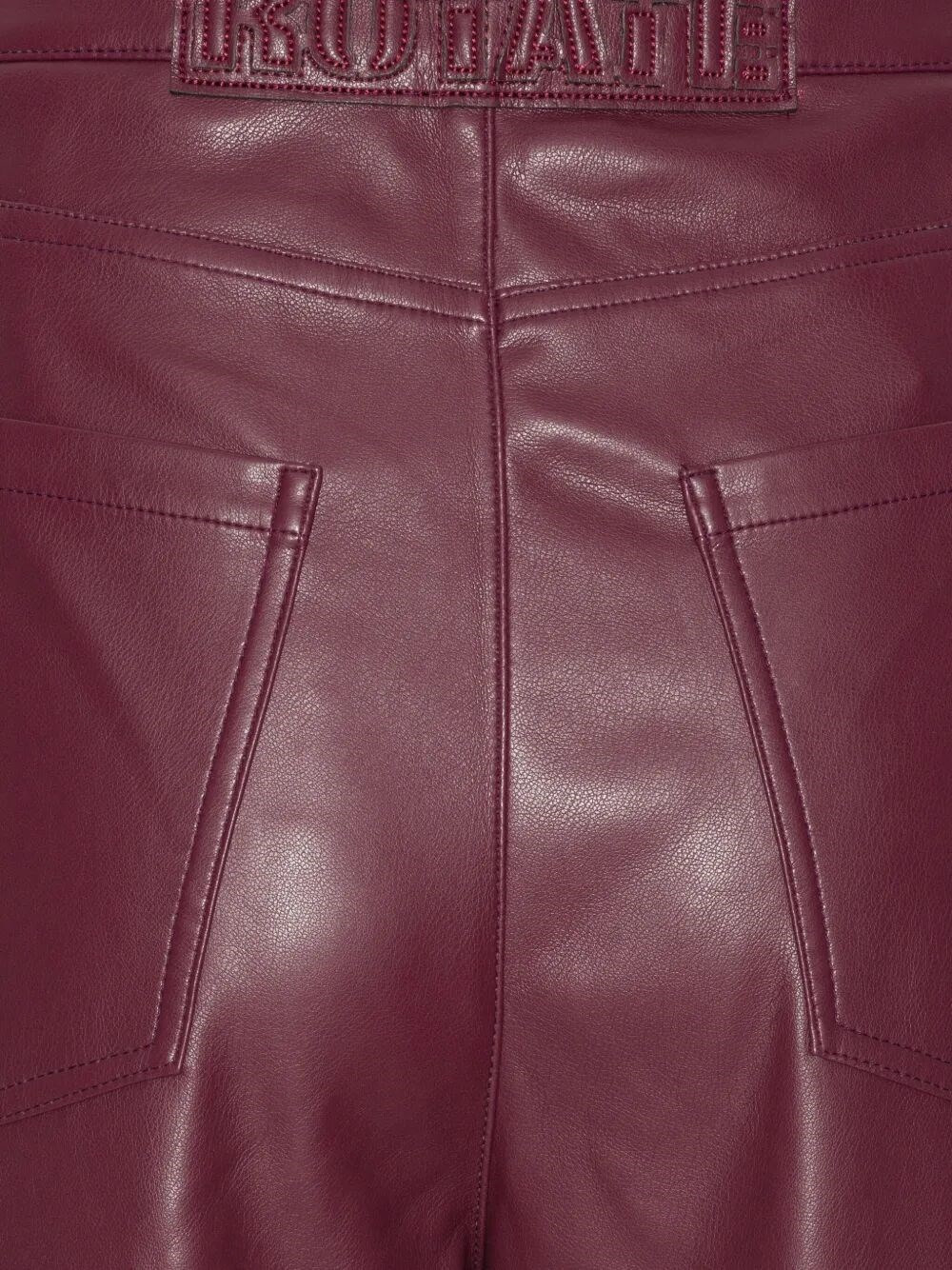Mid Waisted Piping Pants - 4