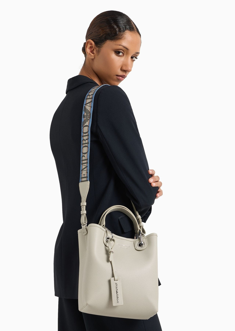 Deer-print MyEA vertical shopper bag 8