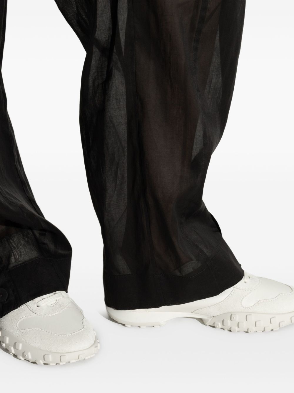 スニーカー JIL SANDER BLACK FABRIC AND SUEDE MOON SNEAKERS Jil Sander Black Fabric And Suede Moon Sneakers | ModeSens