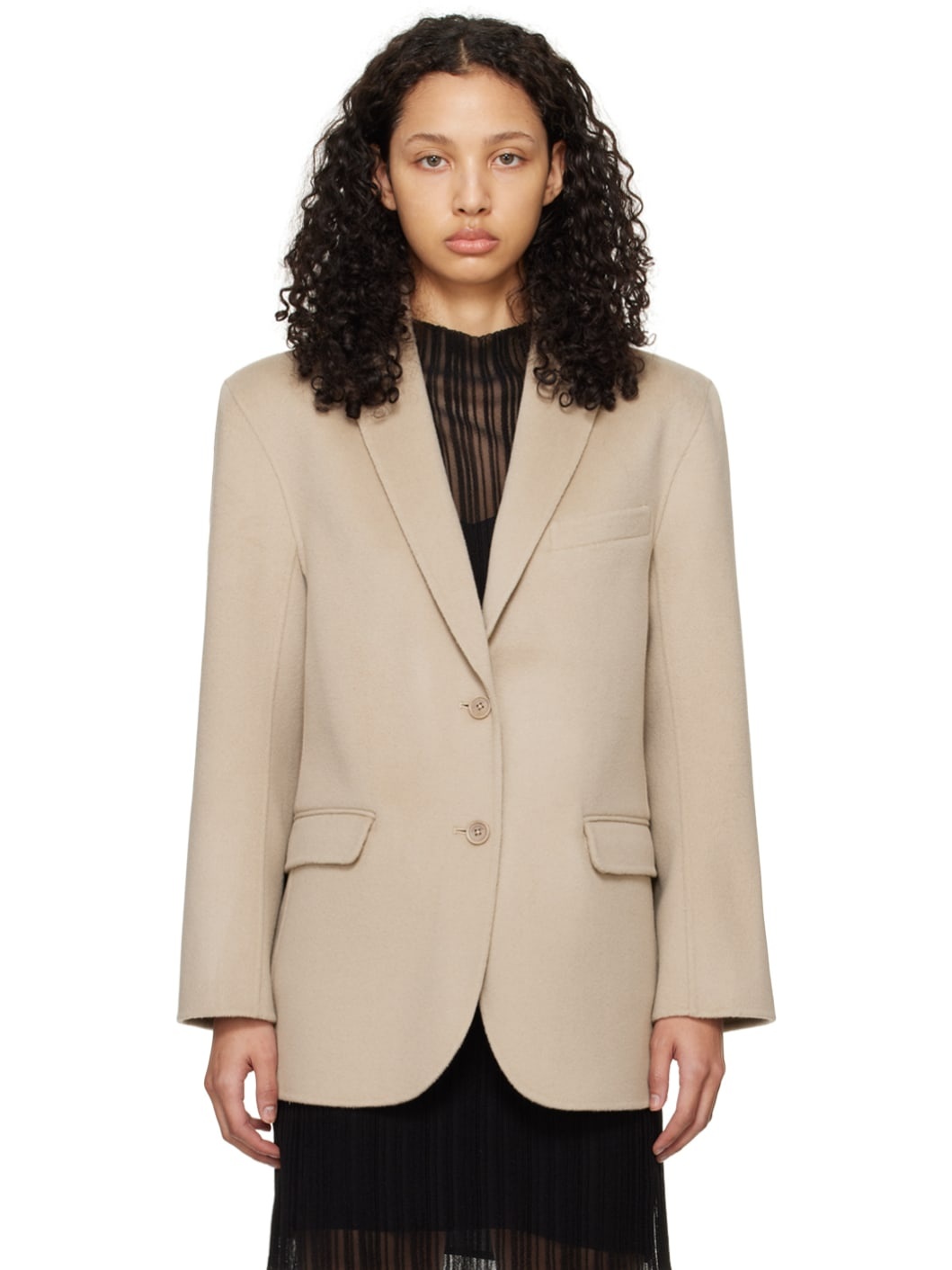 Taupe Quinn Blazer - 1