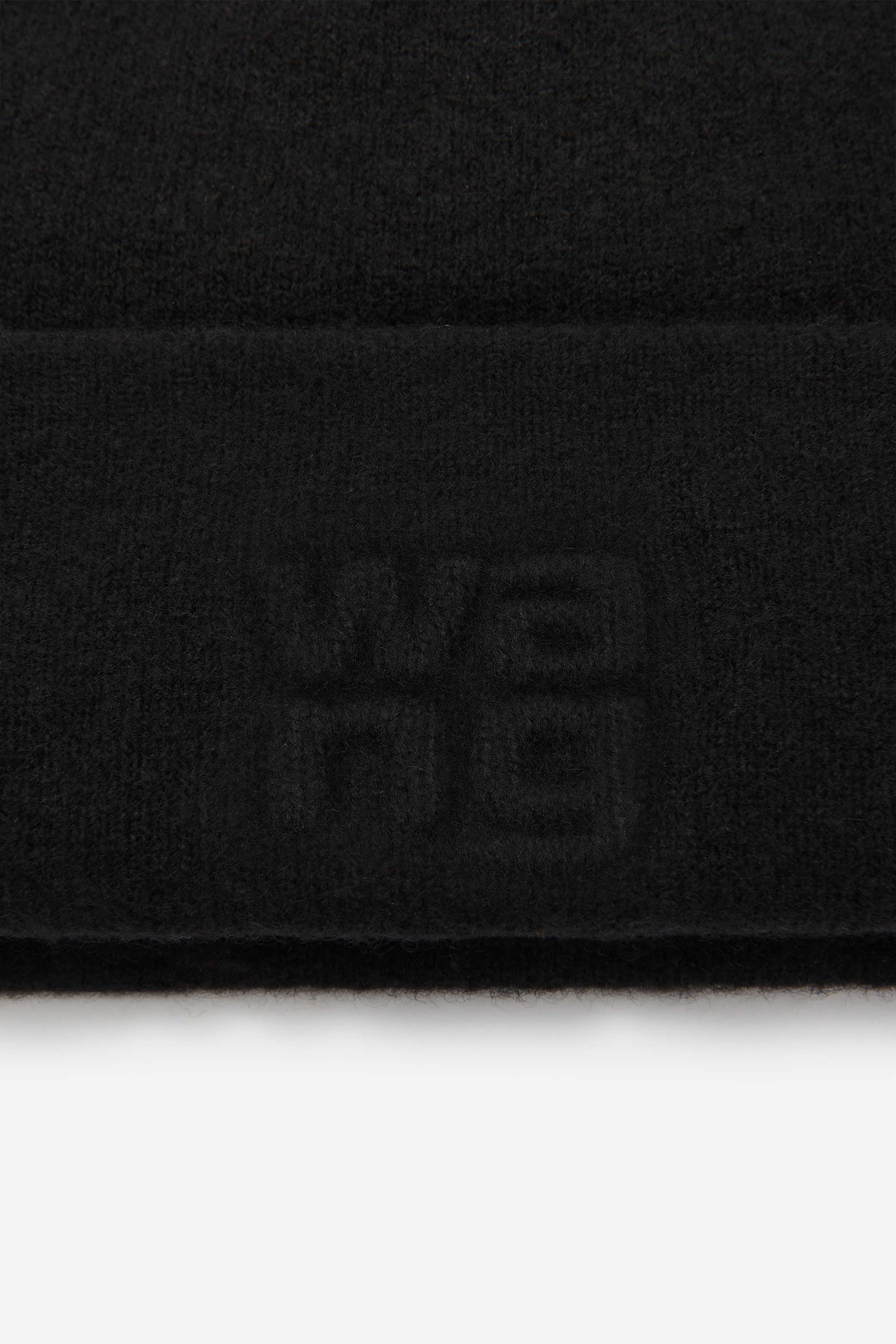 logo beanie in soft stretch wool - 4