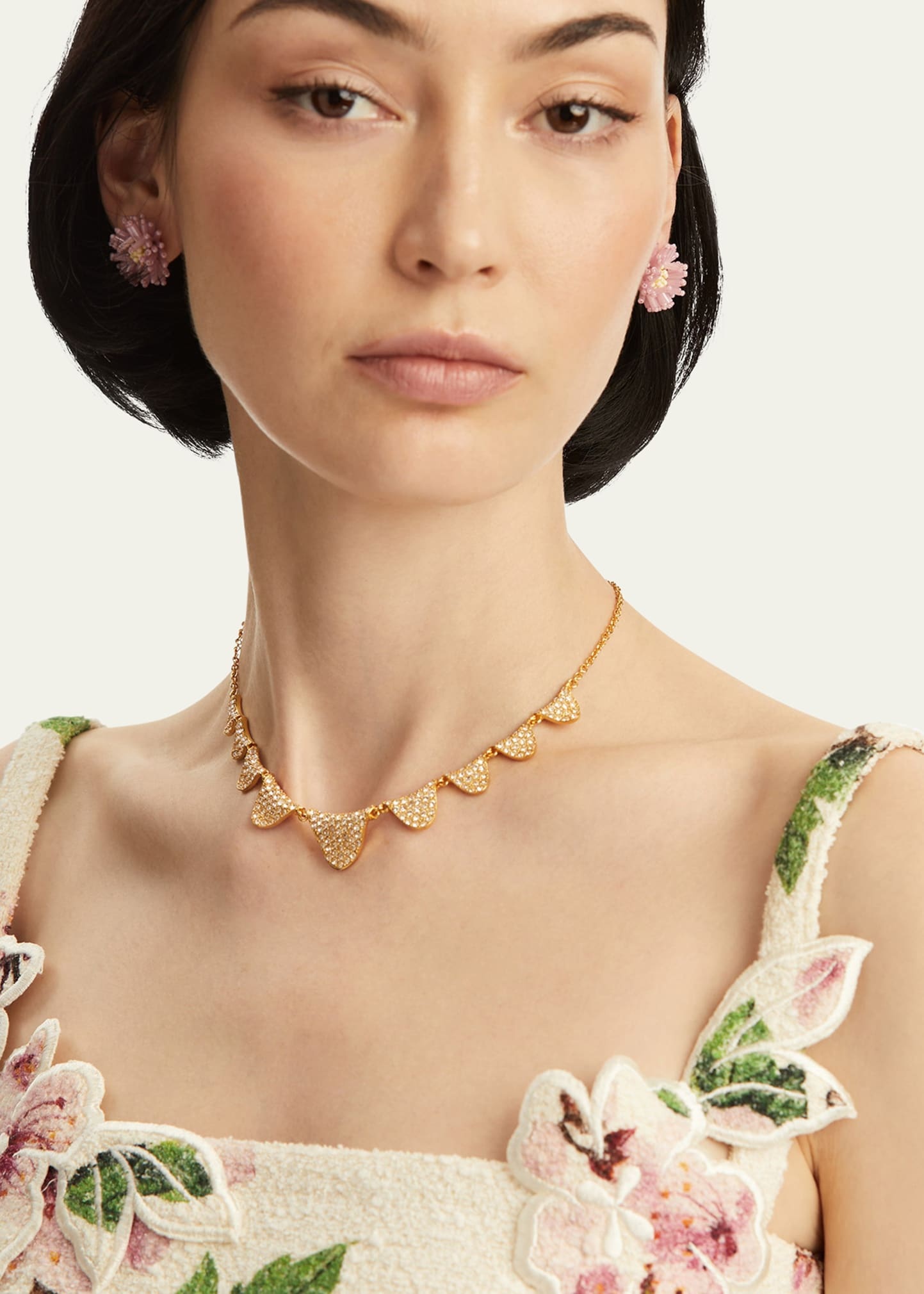 Pave Twist Necklace - 2