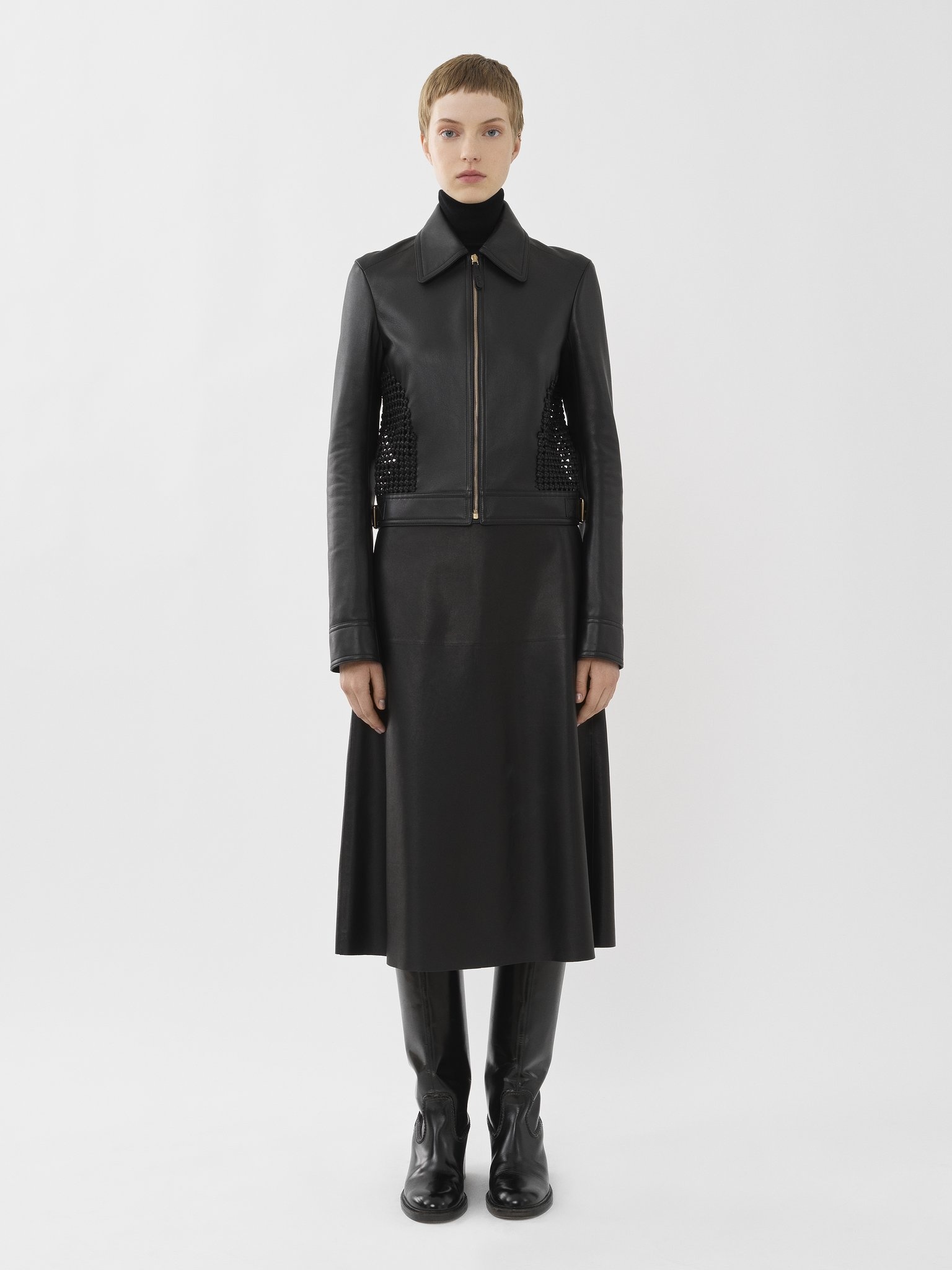 A-LINE MID-LENGTH SKIRT - 2