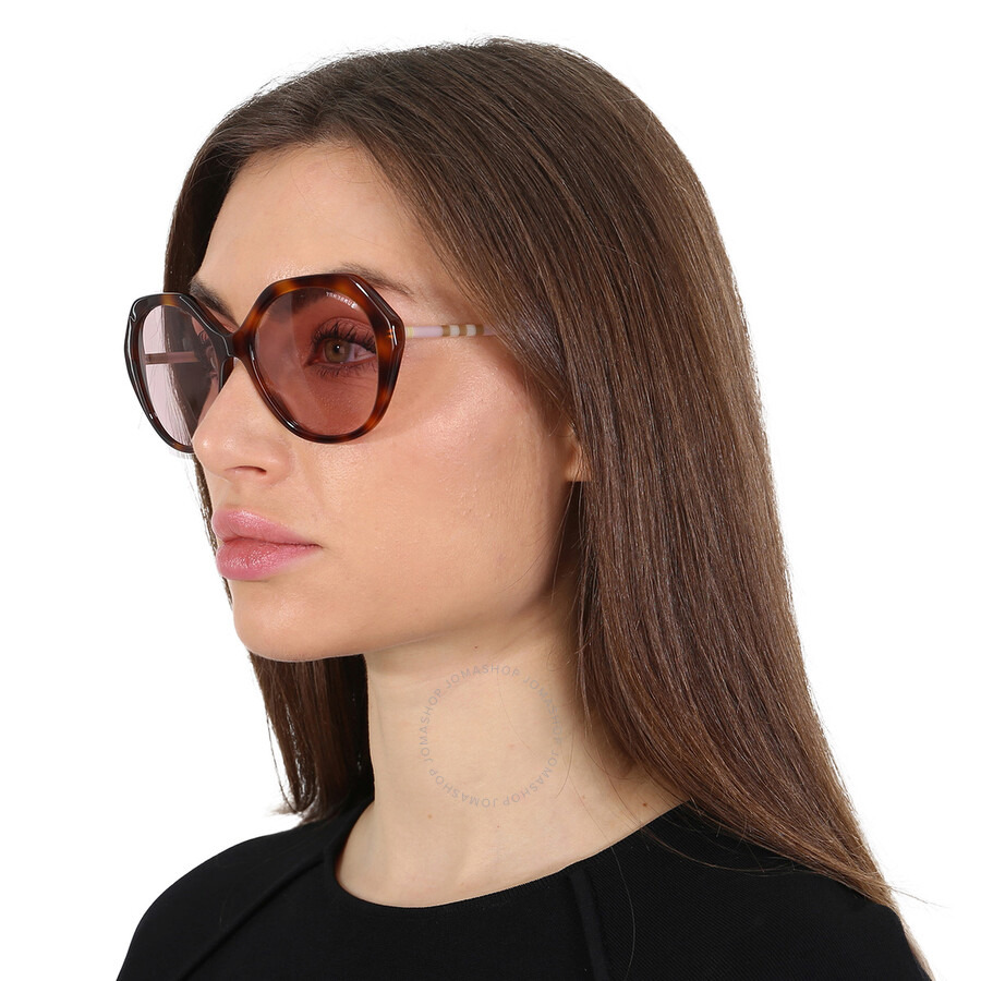 Burberry Pink Geometric Ladies Sunglasses BE4375 4019/5 55 - 2