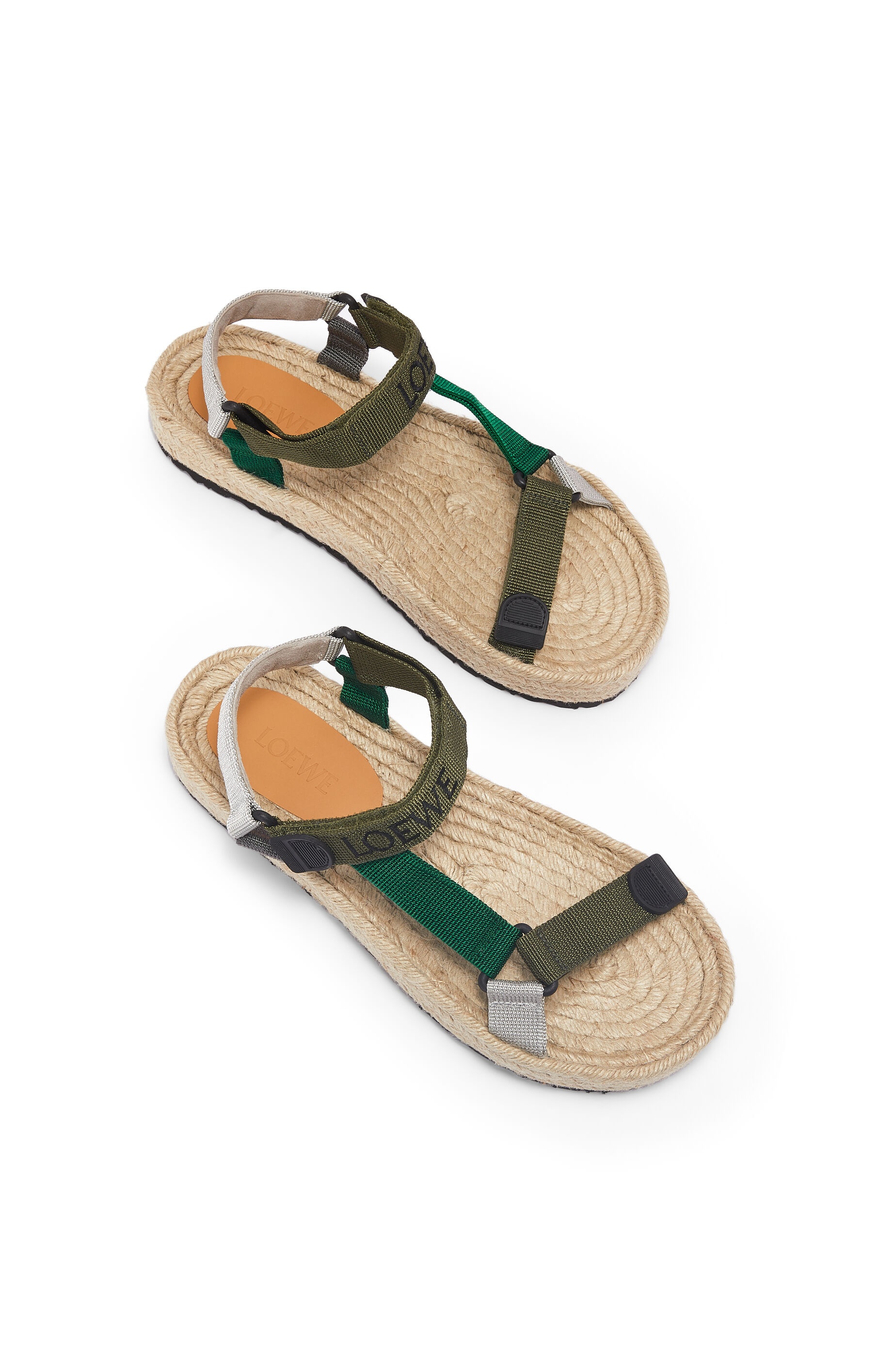 Strappy espadrille in nylon - 3