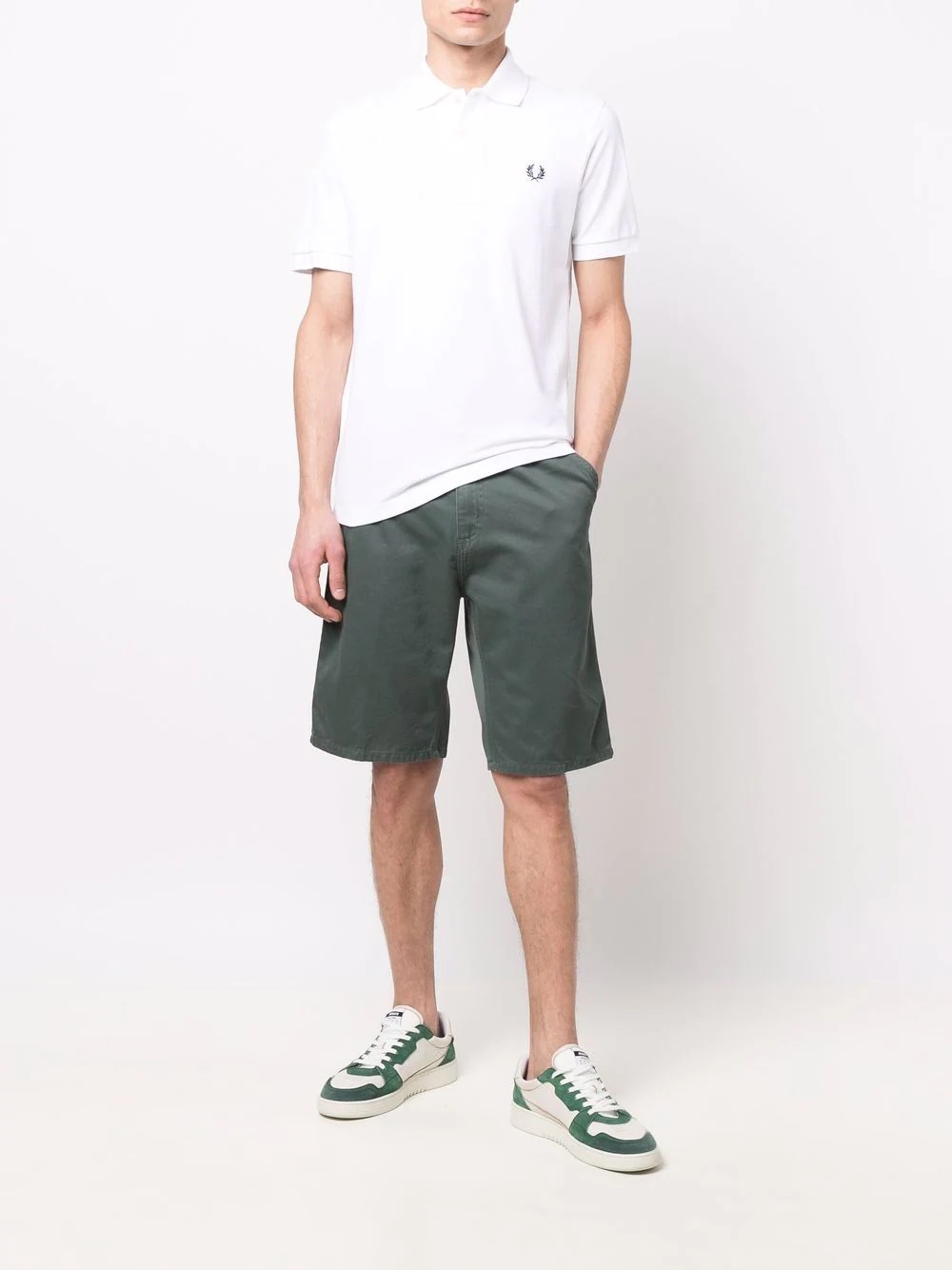 straight-leg Bermuda shorts - 2