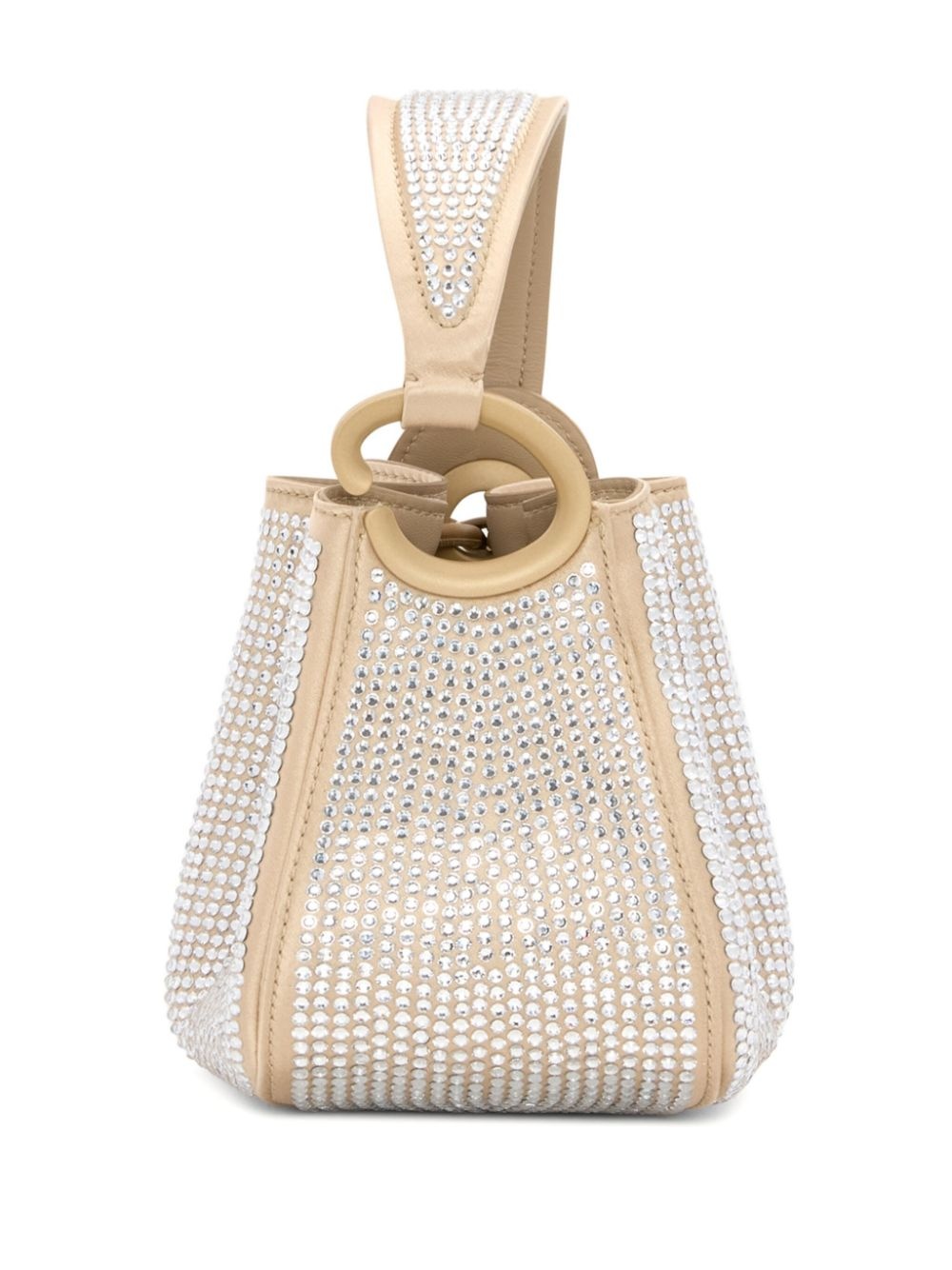 nano O Handle crystal-pavé bag - 3