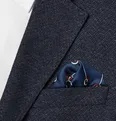 Logo-Print Silk-Twill Pocket Square - 6