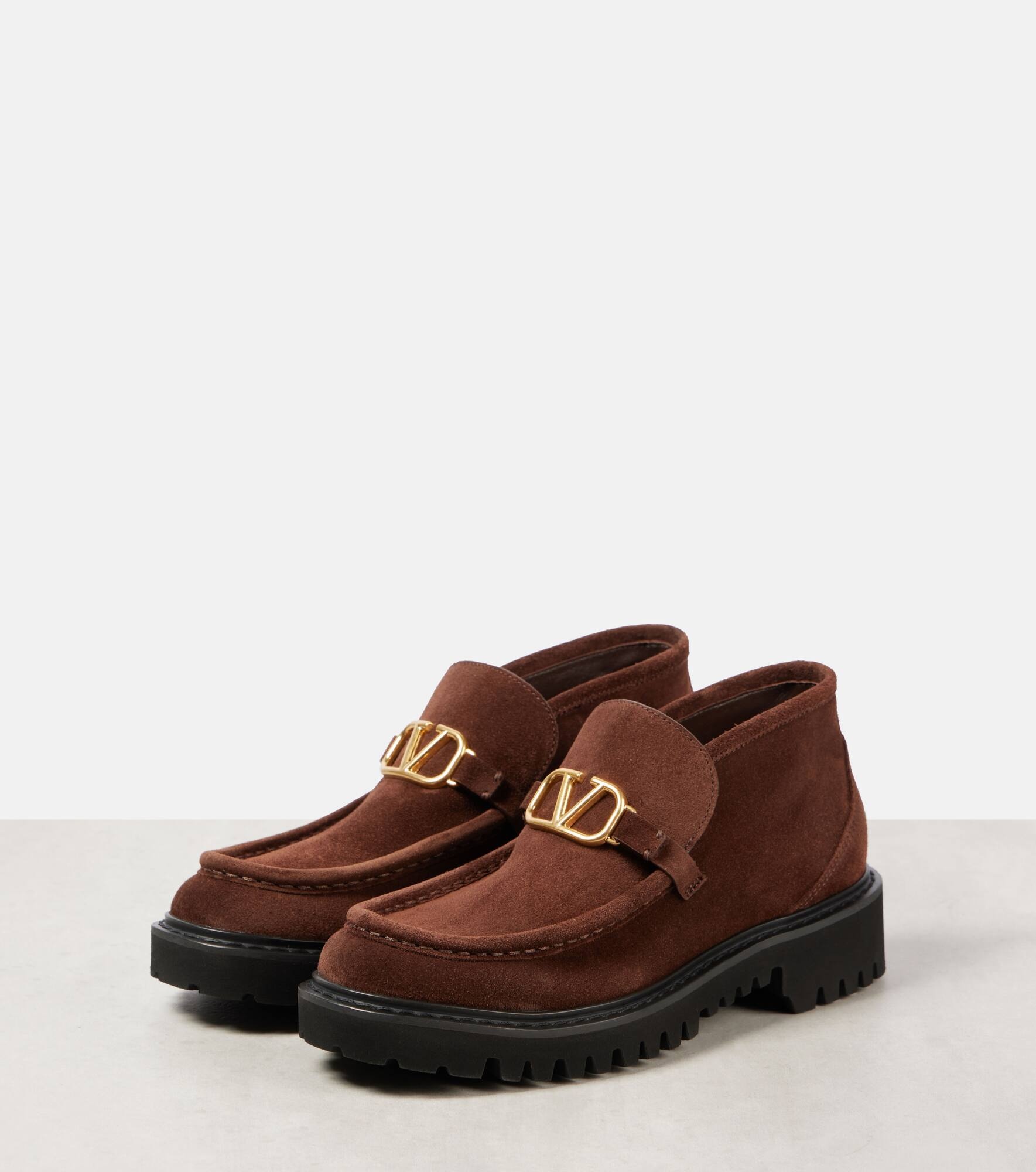 VLogo Signature suede desert boots - 5