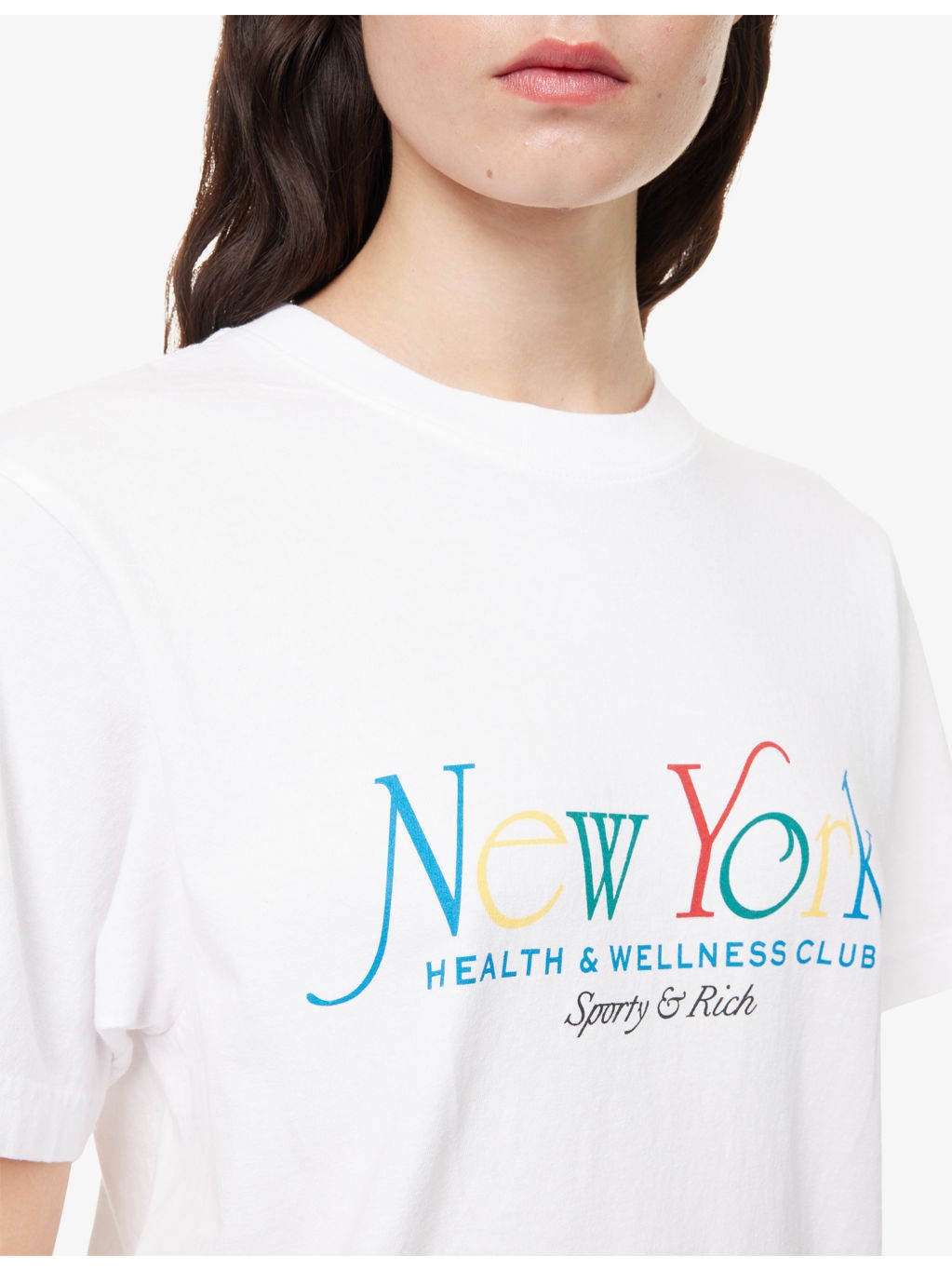 Sports NY 94 Slogan Cotton-Jersey T-shirt - 5