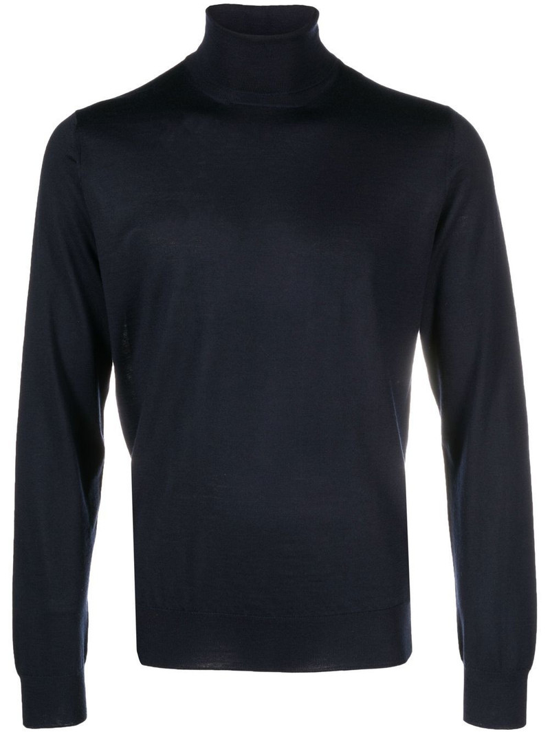 roll-neck virgin wool jumper 1