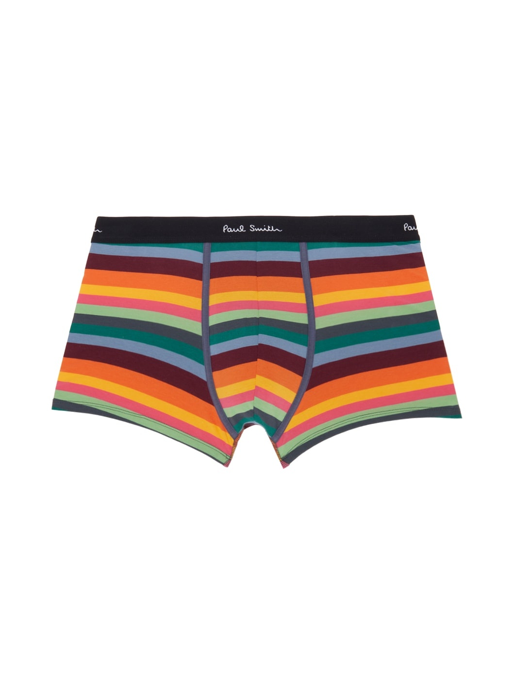 Seven-Pack Black Stripe Boxer Briefs - 2