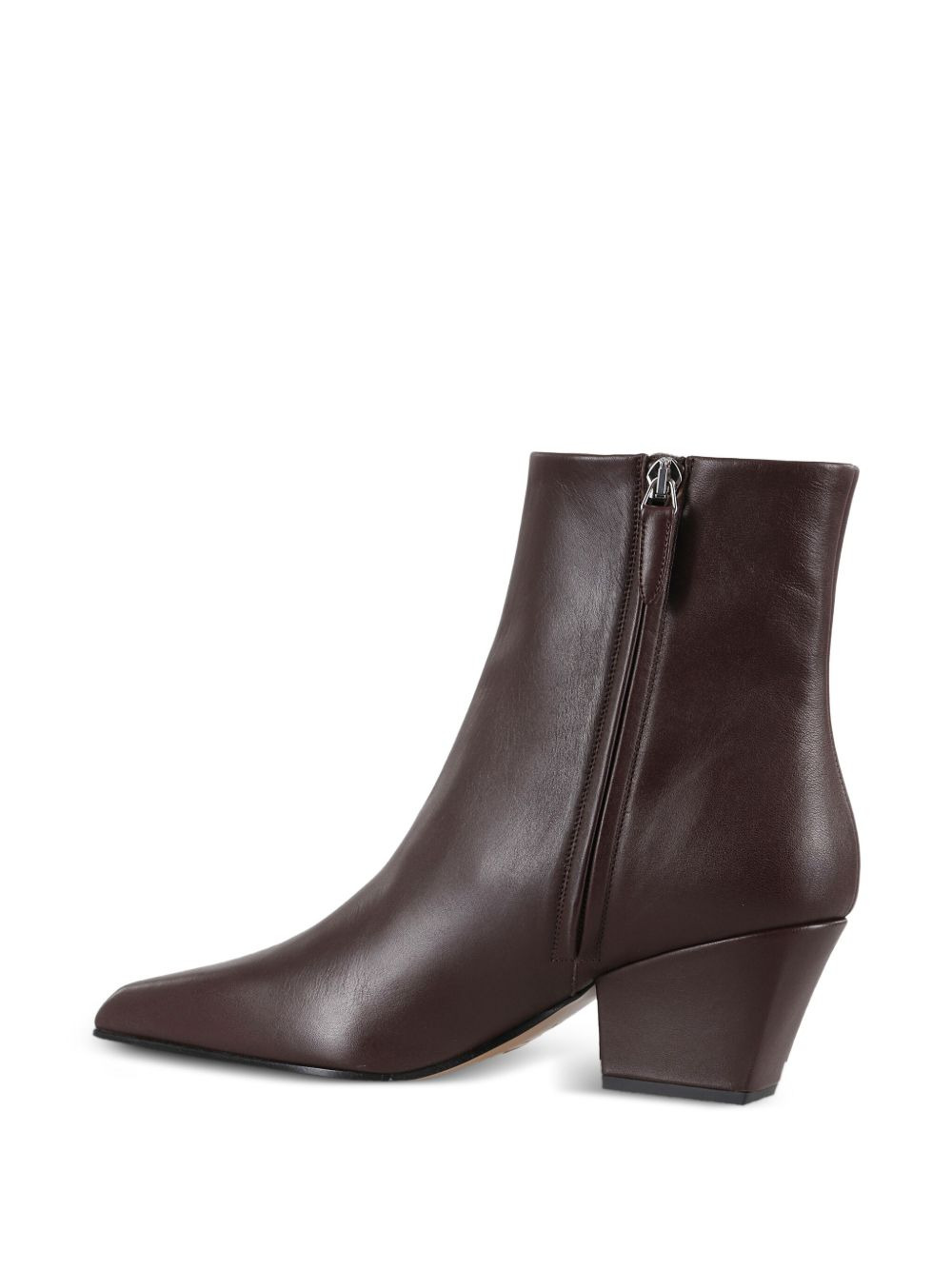60mm pointed-toe block-heel boots - 3