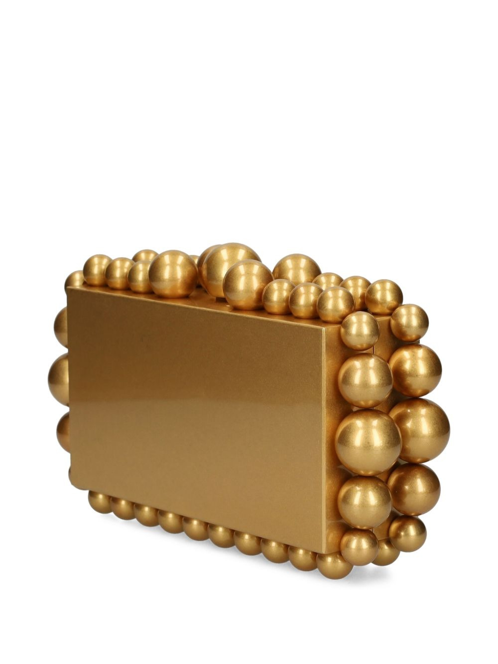 bead-embellished clutch bag - 3