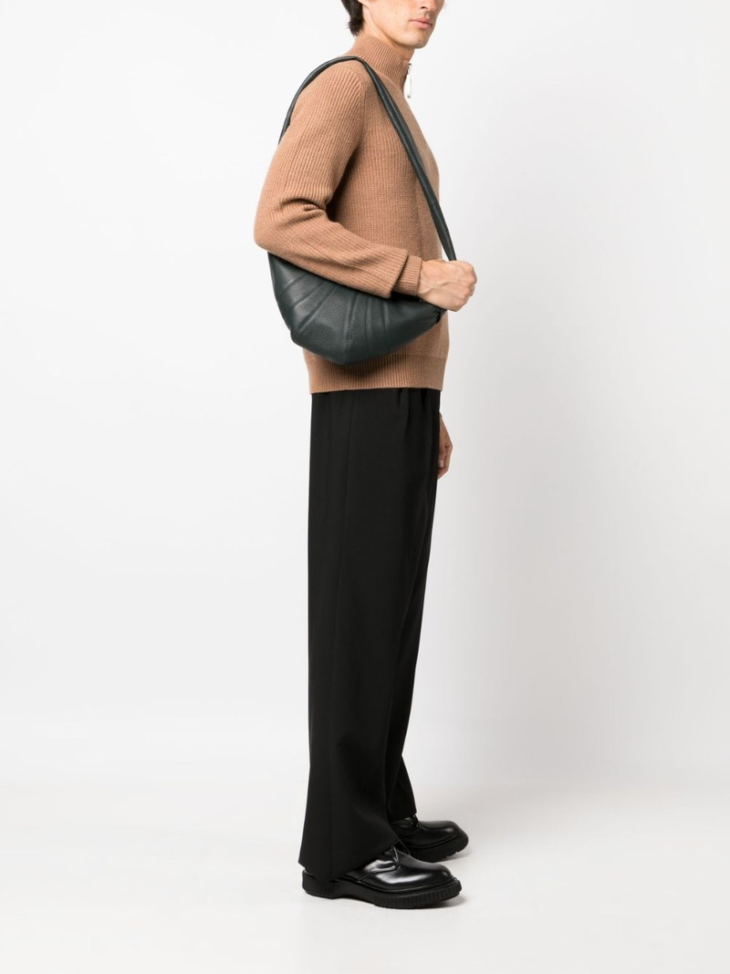 Lemaire Croissant leather shoulder bag outlook