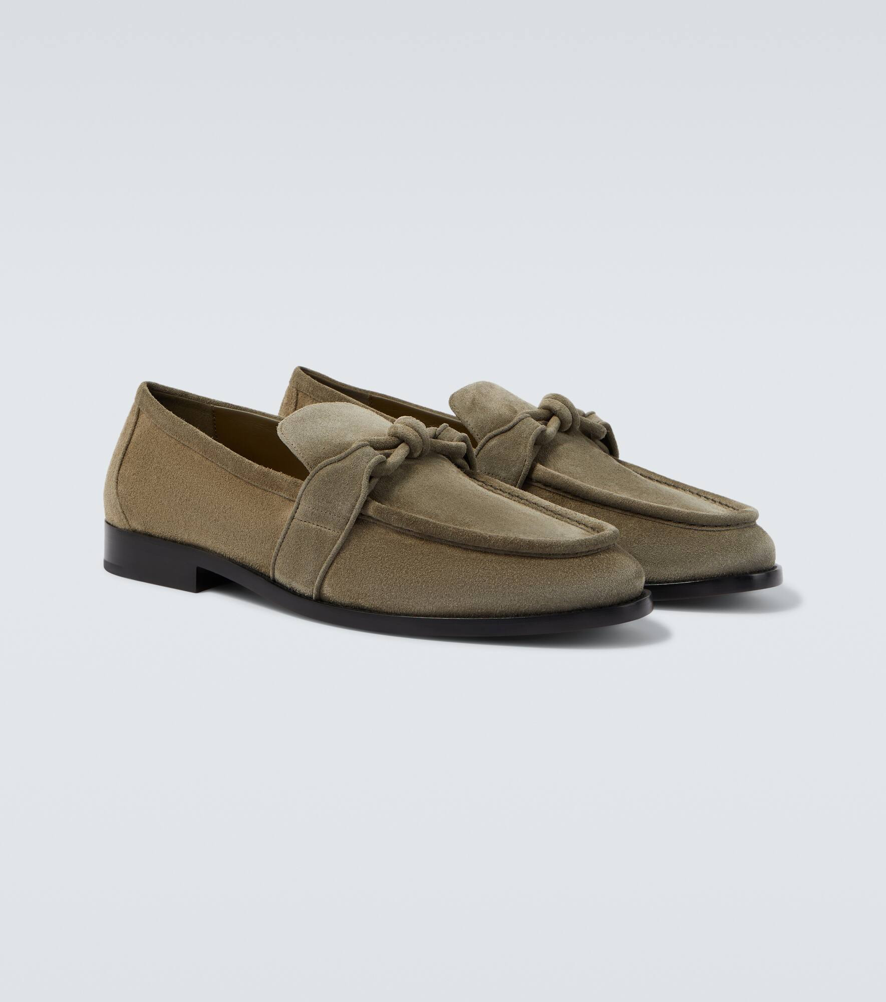 Astaire Knot suede loafers - 5