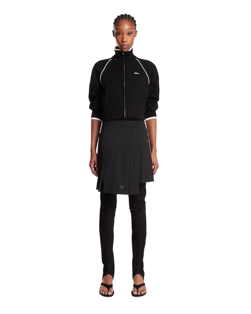 JUUN.J Black Technical Fabric Sweatshirt outlook