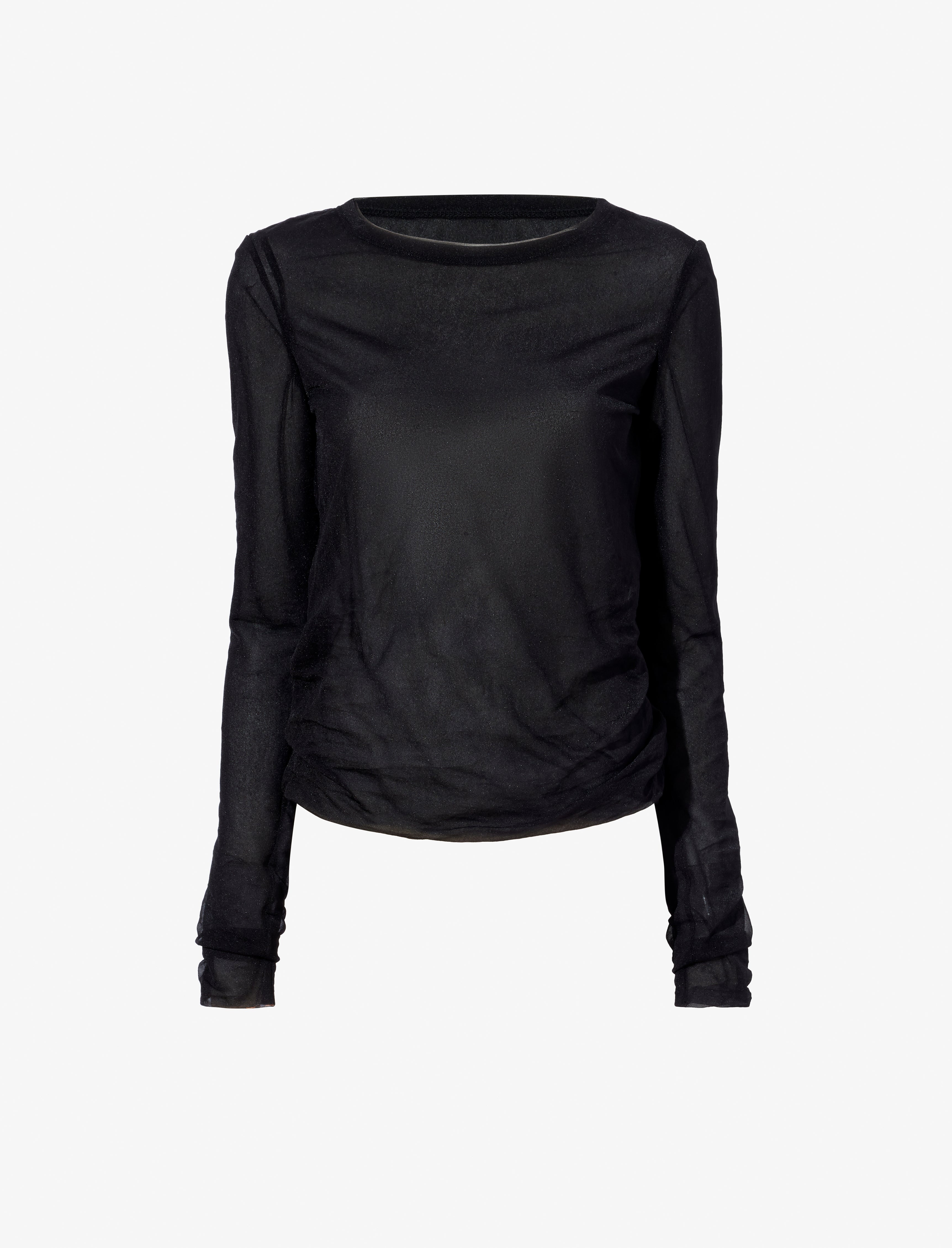 Dara Layered Top in Technical Nylon Jersey - 1