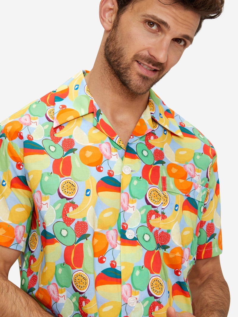 Men's Short Pyjamas Ledbury 49 Cotton Batiste Multi - 5